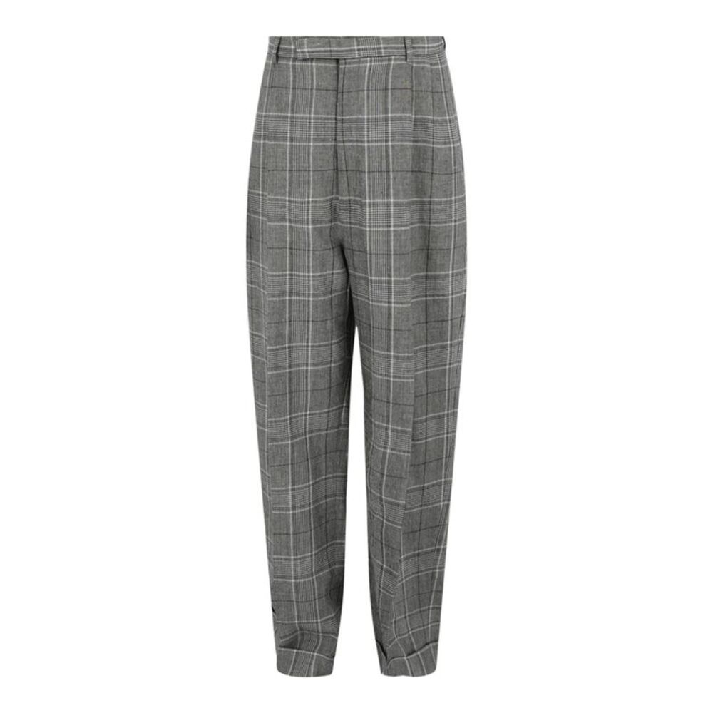 Gucci Tapered-Leg Plaid Trousers Multi Mens